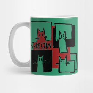 cubic cats Mug